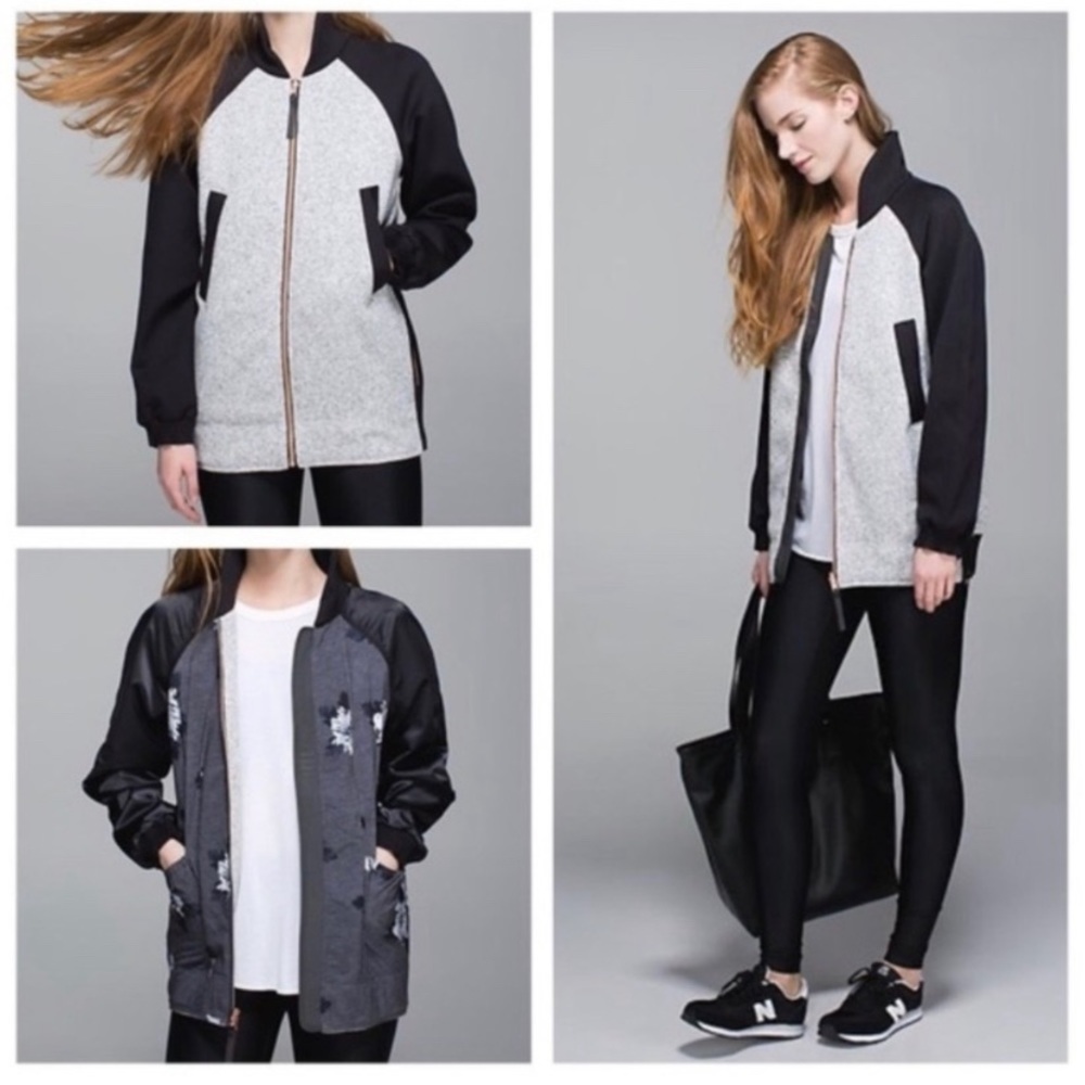 Lululemon Both Ways Bomber Size 10 reversible